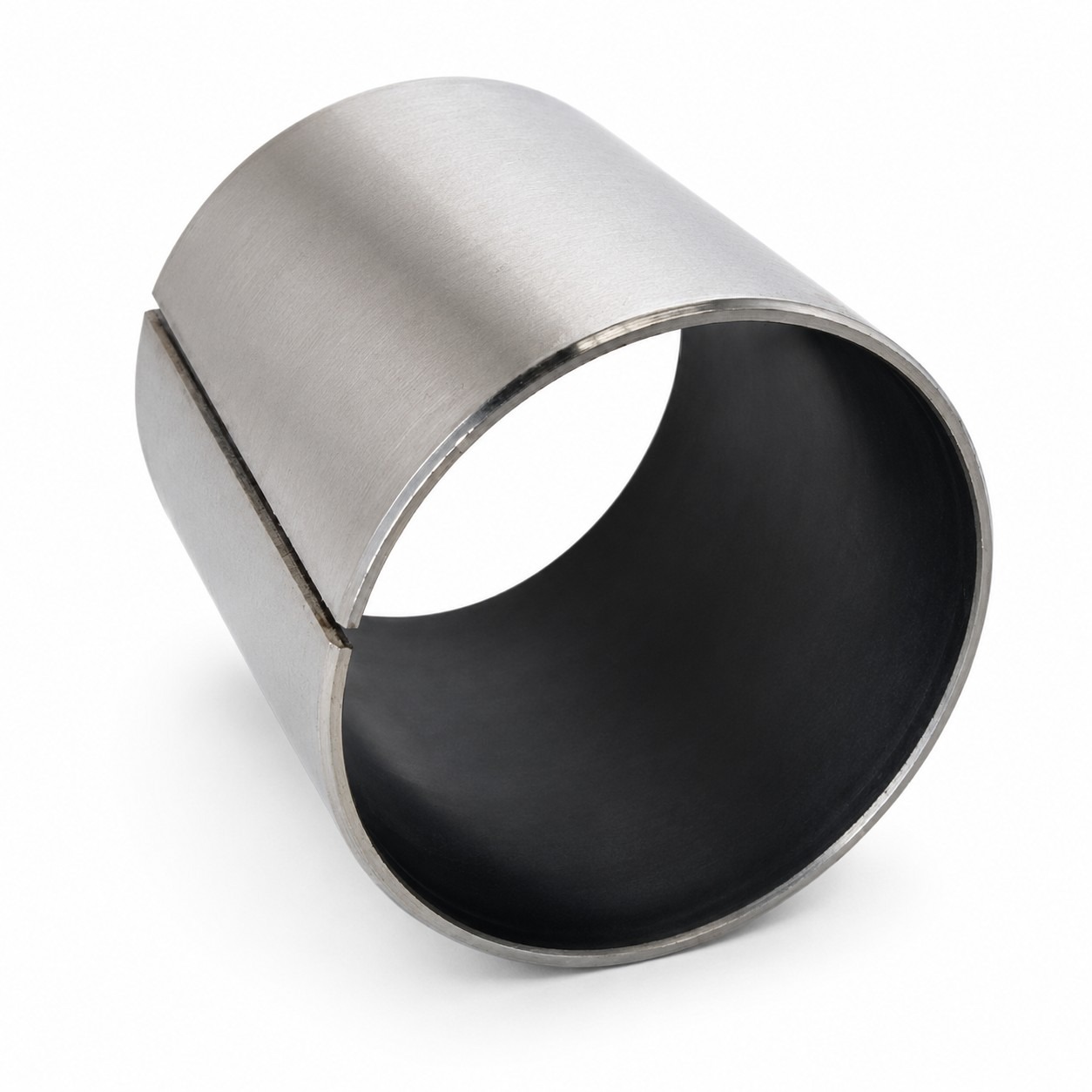 NBR MB6050DU PTFE-Lined Steel-Backed Plain Cylindrical Bush 60.0x65.0x50.0mm