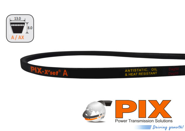 PIX A-76 Classical V-Belt (A Section) - 76″ Inside Length