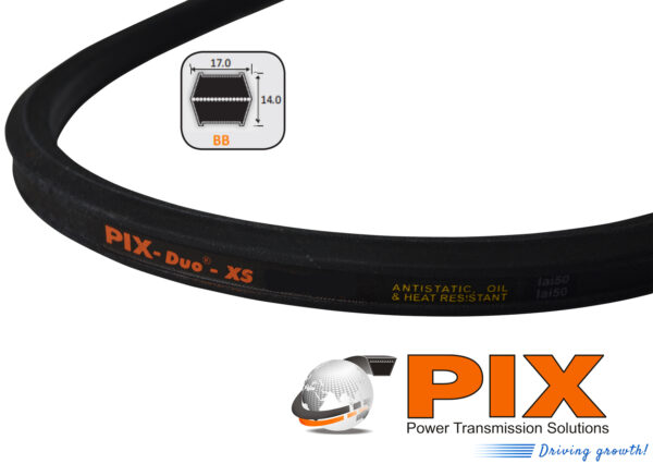 PIX BB-55 Double-Sided V-Belt (BB Section) - 55″ inside length