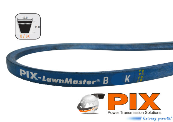 PIX B140K Kevlar Lawn & Garden V-Belt (B Section, Kevlar) - 140″ Inside Length