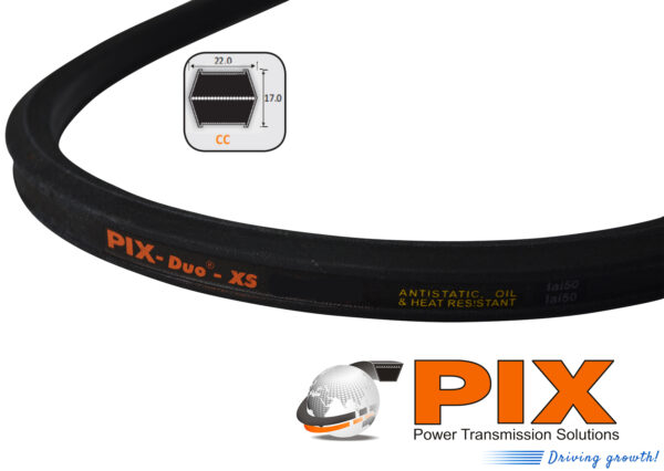 PIX CC-96 Double-Sided V-Belt (CC Section) - 96″ inside length