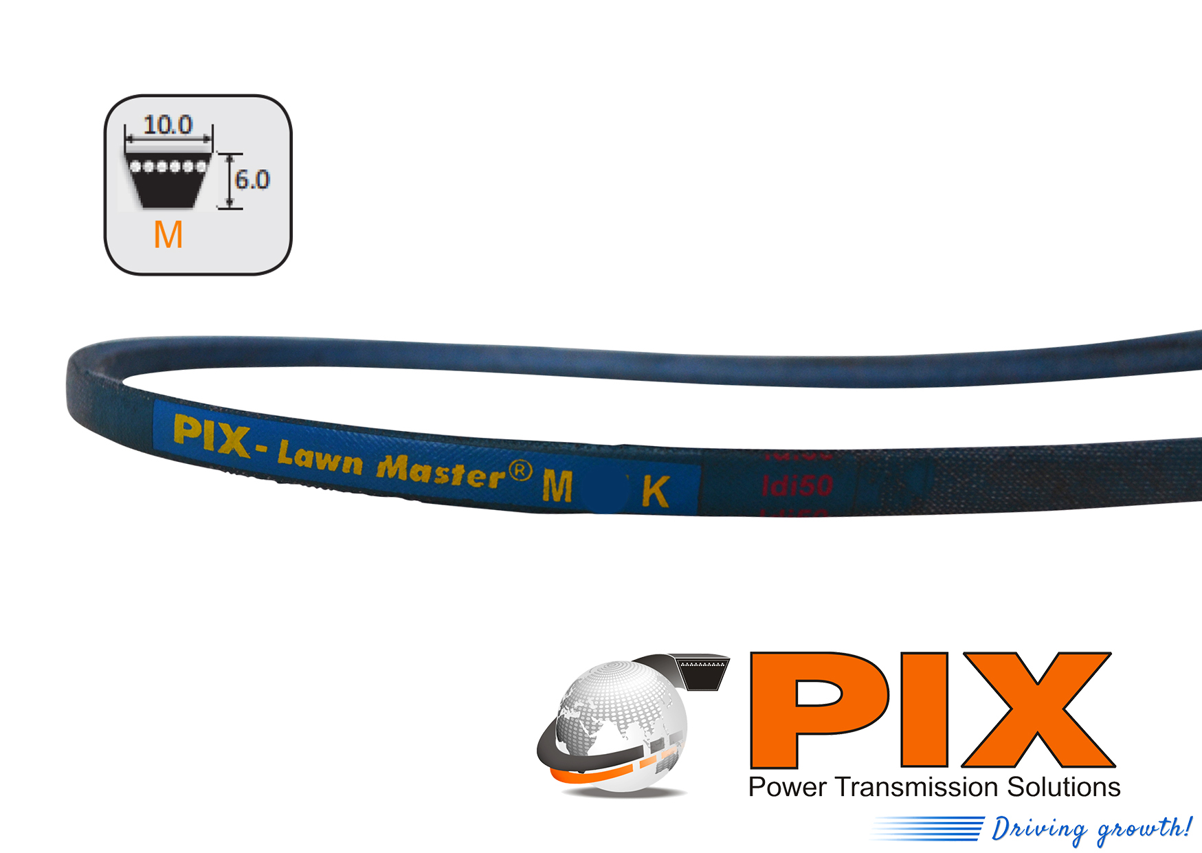PIX M19K Kevlar Lawn & Garden V-Belt (M Section, Kevlar) - 19″ Inside Length