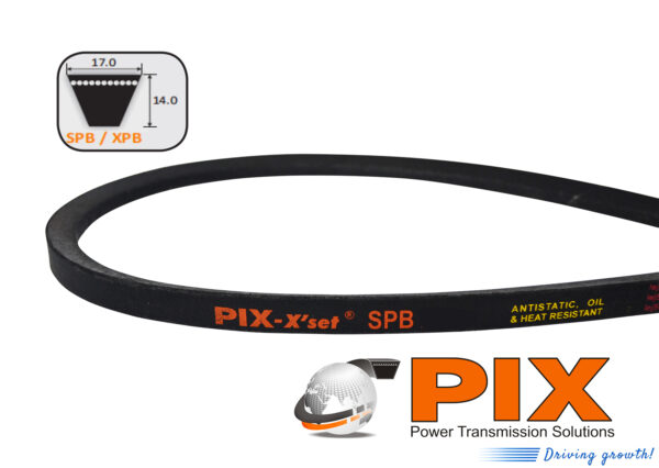 PIX SPB-1430 Wedge V-Belt (SPB Section) - 1430mm Pitch Length