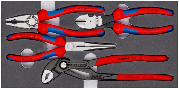 Knipex Mixed Plier Foam Tray Set 4PC