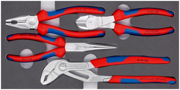 Knipex Mixed Plier Foam Tray Set 4PC