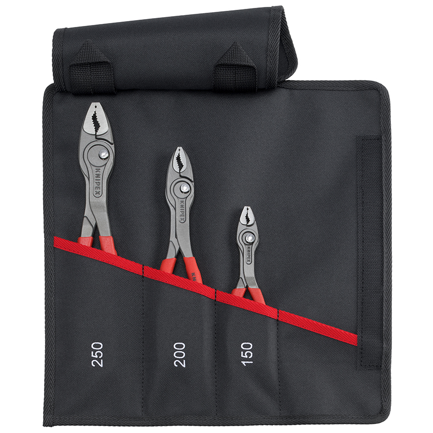 Knipex TwinGrip Slip Joint Pliers Set 3pc