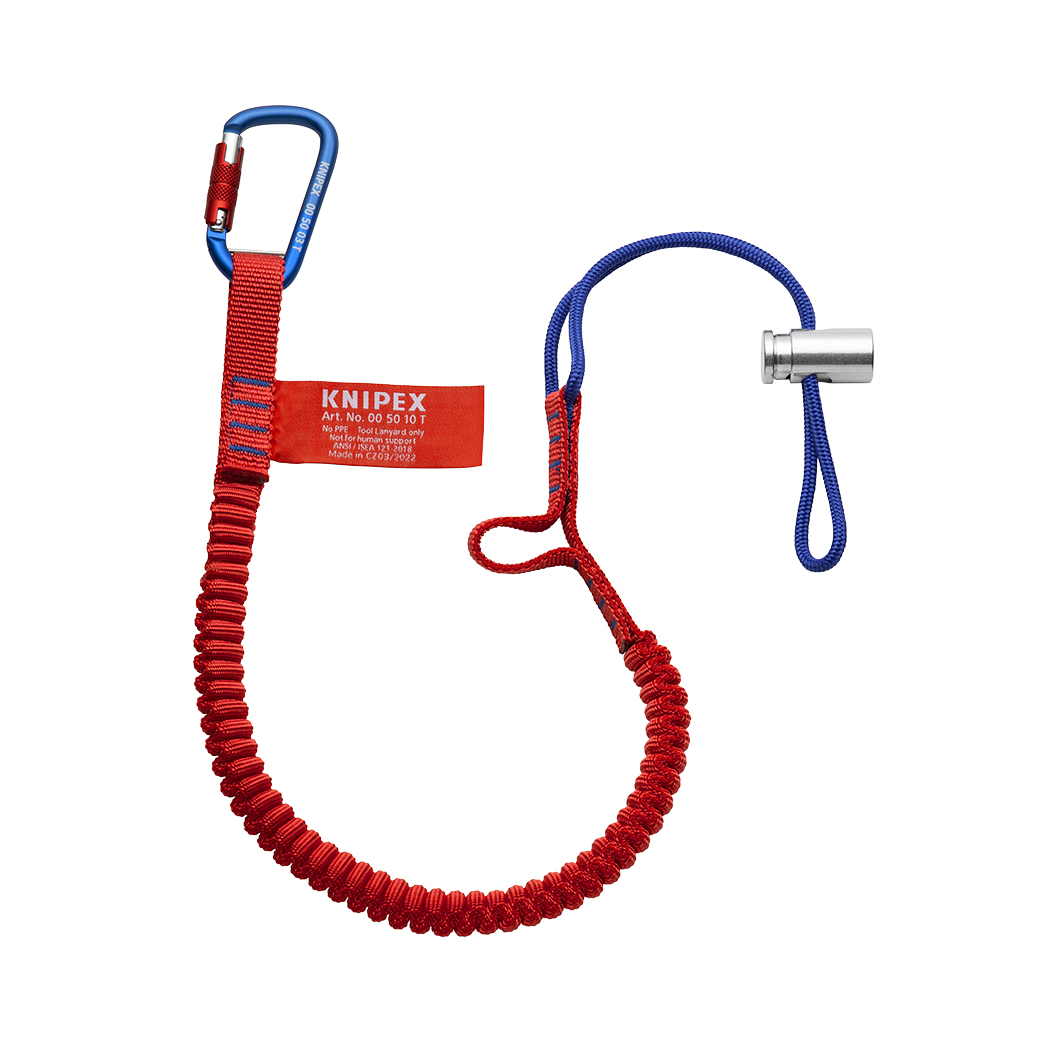 Knipex Tool Tethering Lanyard 6kg with fixated Carabiner
