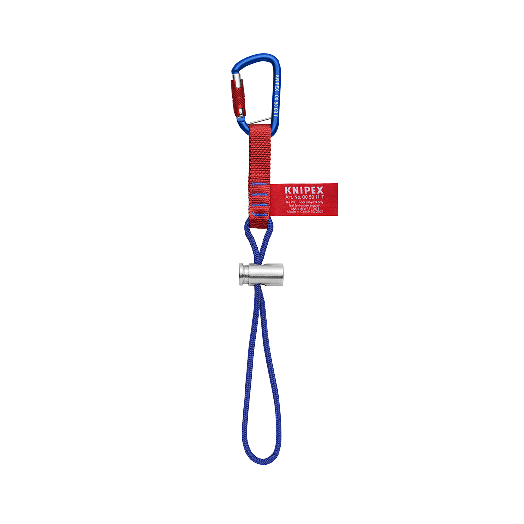 Knipex Tool Tethering Adaptor Strap 6kg with fixated Carabiner