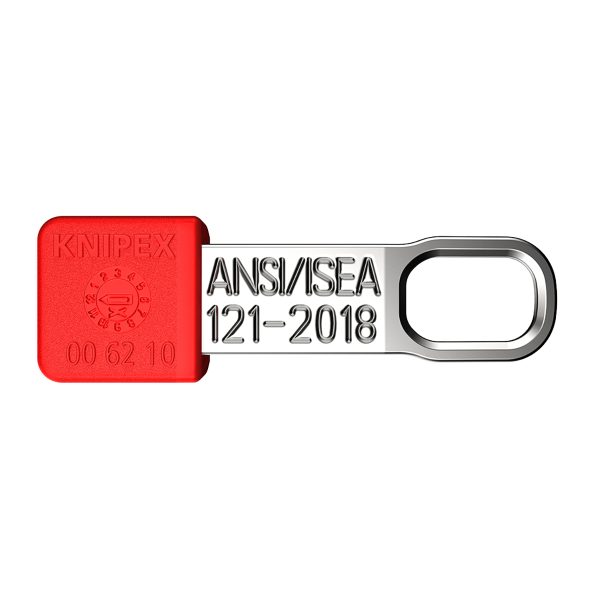 Knipex Tethered Clips Red - 10pc