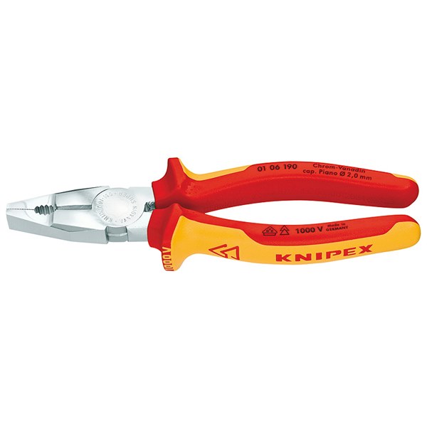 Knipex Combination Pliers - Chrome Vanadium 1000V VDE