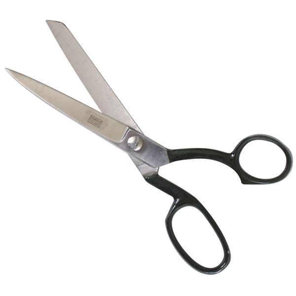 Toledo Dressmaker's Scissors - Forged Steel Black Handle