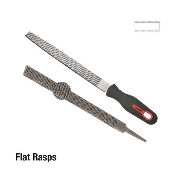 Toledo Flat Rasp Second Cut - 250mm