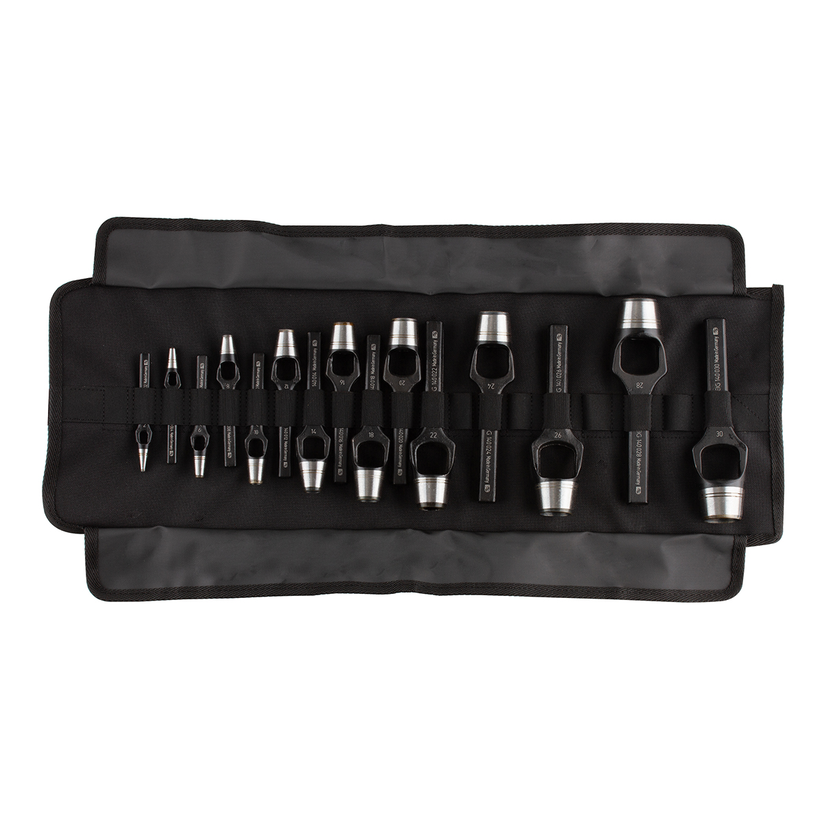 Rennsteig Hollow Wad Punch Set - 15 Pc.