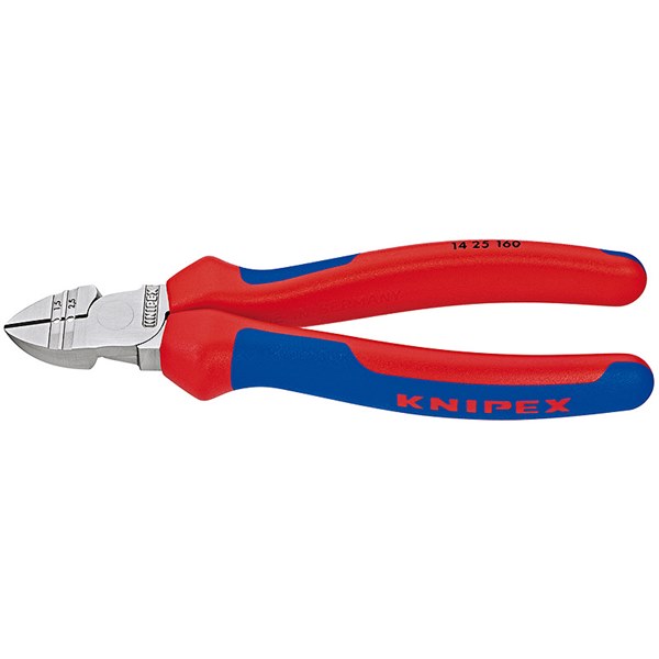 Knipex Diagonal Insulation Stripper - Chrome Plated