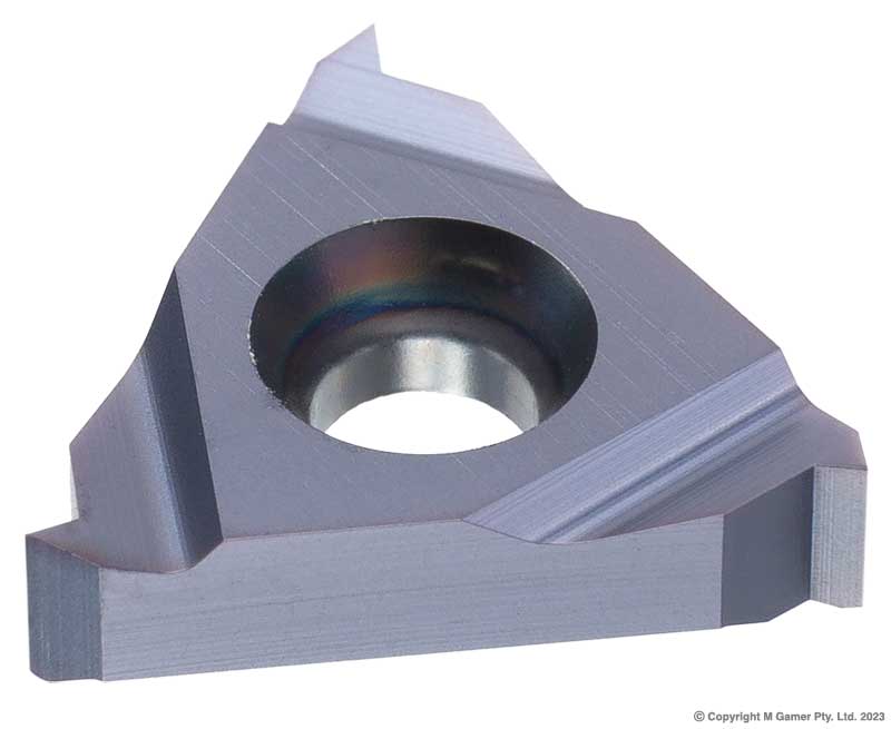 Harlingen 16IRAG55 TiAlN Micro - Grain Carbide Right Handed Threading Inserts - 0.5-3.0mm