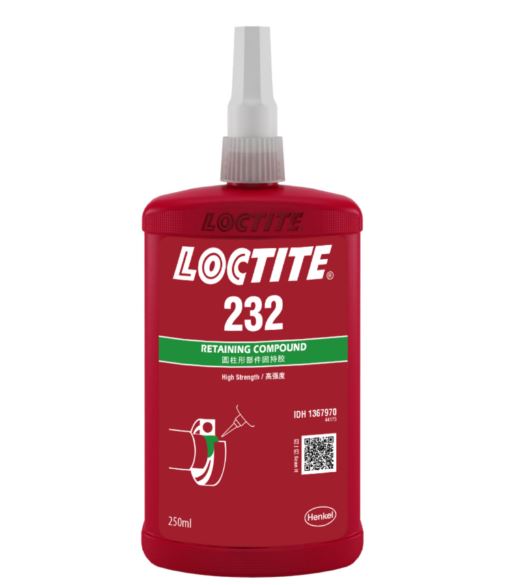 Loctite 232 Retaining Compound - Medium Strength - Wheel Mount - 250ml Bottle