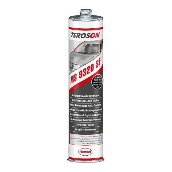 Loctite TEROSON MS 9320 Black Tereson Polymer Sil Adhesive - Terostat - Black - 310ml Cartridge