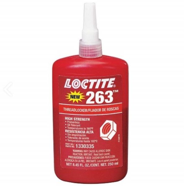 Loctite 271 Threadlocker - High Strength - Red - 250ml Bottle