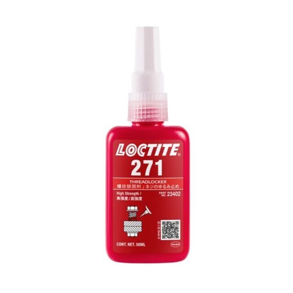 Loctite 271 Threadlocker - High Strength - Red - 50ml Bottle