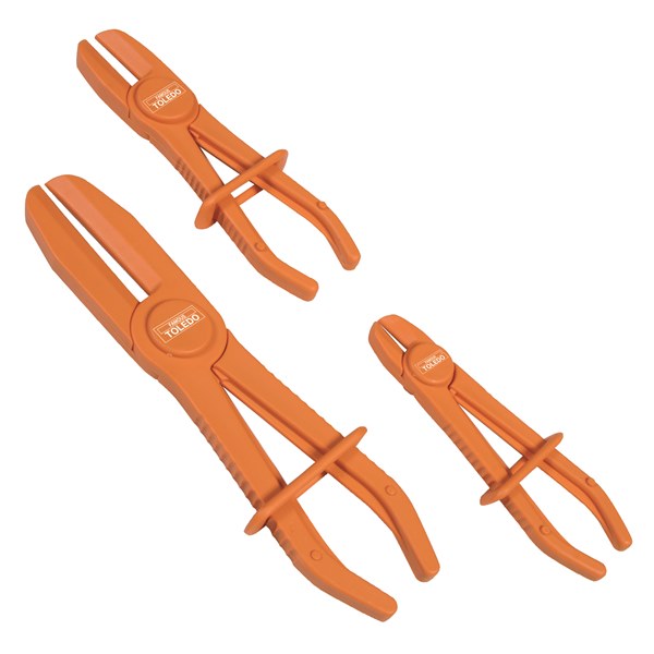 Toledo Brake Line Crimping Pliers - 3 Pc Set
