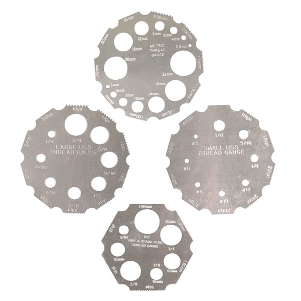 Toledo Thread Gauge Set - 4 Pc