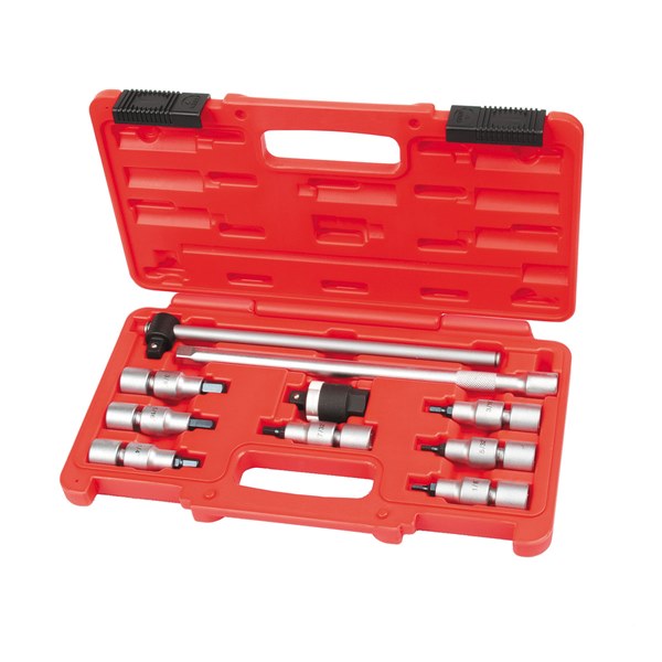 Toledo Universal Joint Socket Set (3/8" Sq. Dr.) SAE Hex 1/8"-3/8" 10 Pc.
