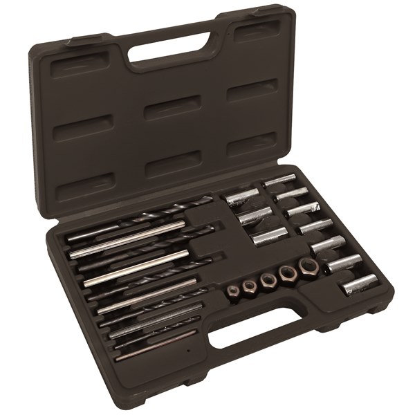 Toledo Screw Extractor Drill & Guide Set - 25 Pc