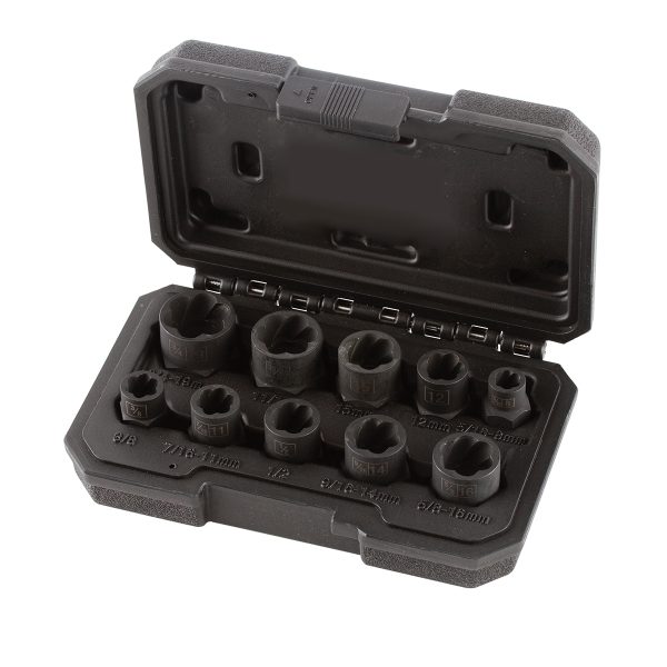 Toledo Twist Socket Set Shallow - 10Pc.