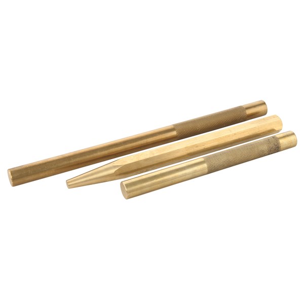 Toledo Brass Drift Punch Set - 3 Pc.