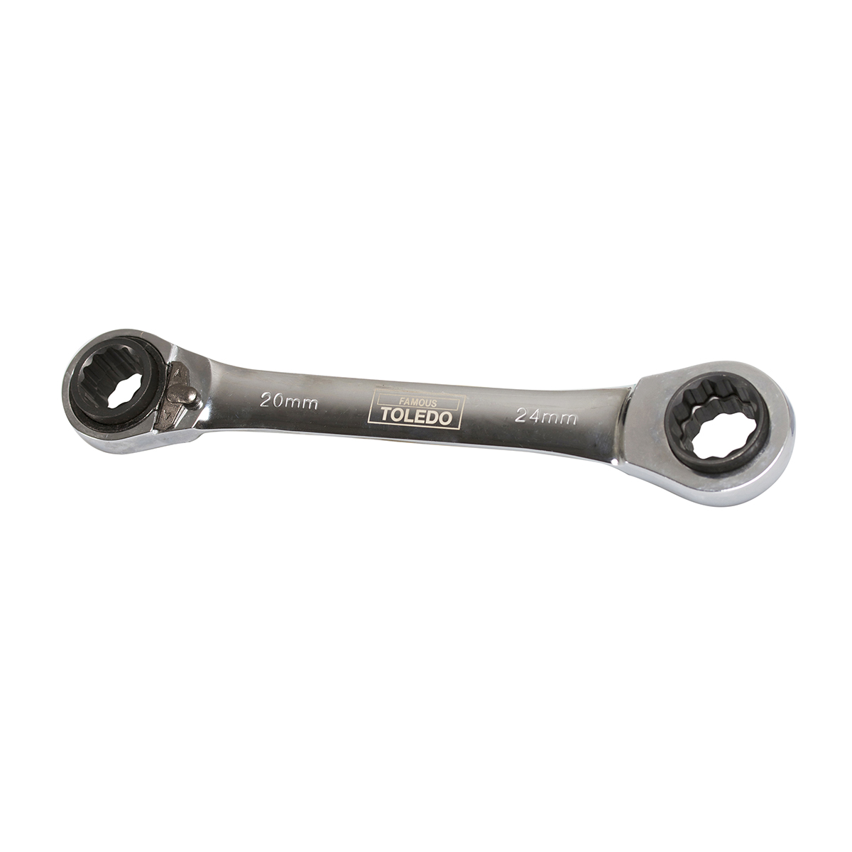 Toledo Ratchet Wrench, Dual Head - Metric 20, 21, 22, 24 (mm)