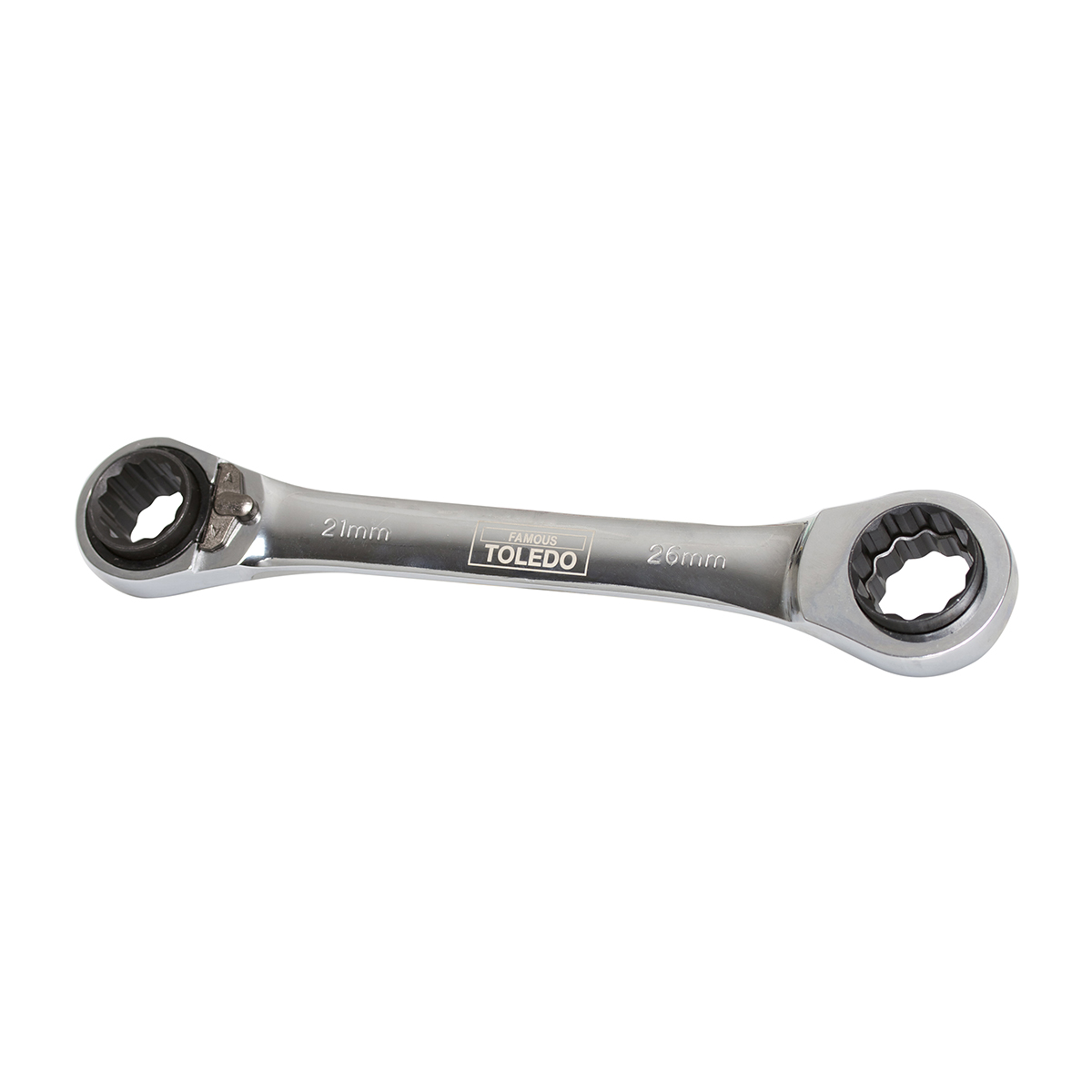Toledo Ratchet Wrench, Dual Head - Metric 20, 22, 24, 26 (mm)