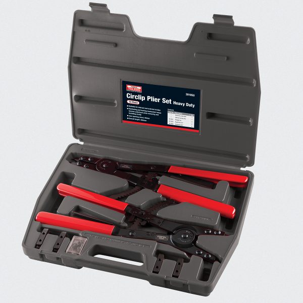 Toledo Circlip Plier Set - Heavy Duty 400mm 14 Pc