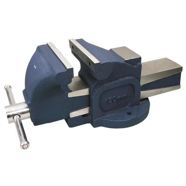 Toledo Bench Vice Fixed Base Straight Cast Iron