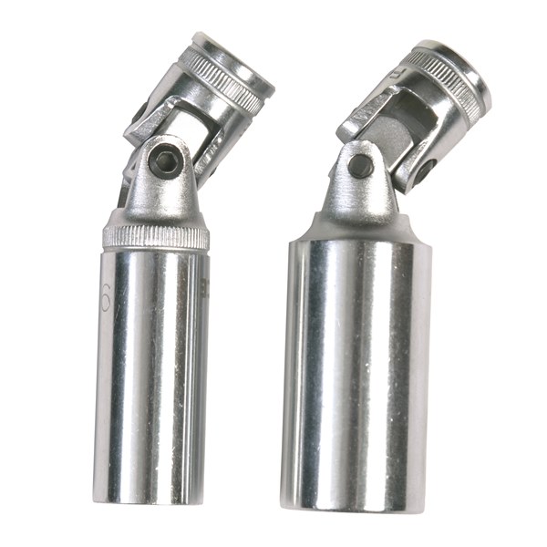Toledo Spark Plug Socket - Universal Joint Set 3/8"