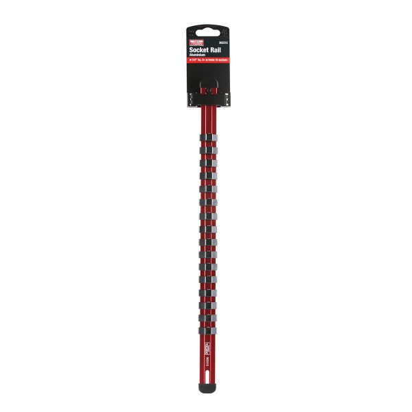 Toledo Aluminium Socket Rail 3/8" - Heavy Duty