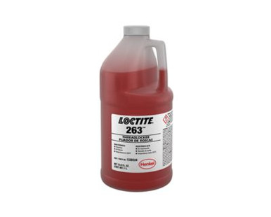 Loctite 263 Threadlocker - High Strength - Fast Cure - Red - 50ml Bottle