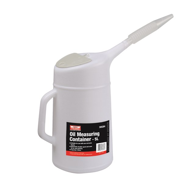 Toledo Oil Measuring Container Clip Lid - 5L