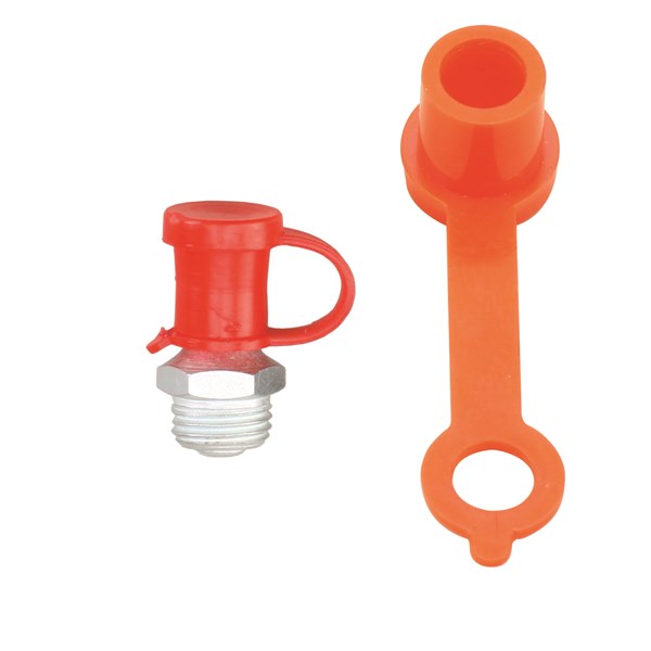 Toledo Grease Nipple Protective Caps - Red 50 Pack