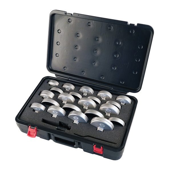 Toledo Oil Filter Cup Wrench Set - 21 Piece
