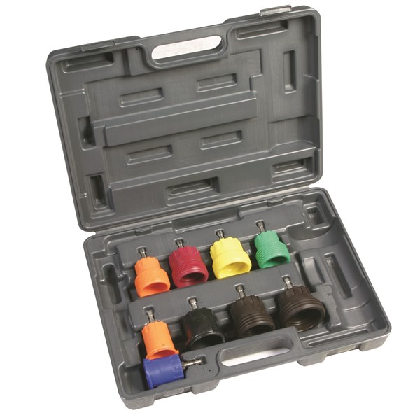 Toledo Radiator Cap Pressure Adaptor Set - 9 Pc