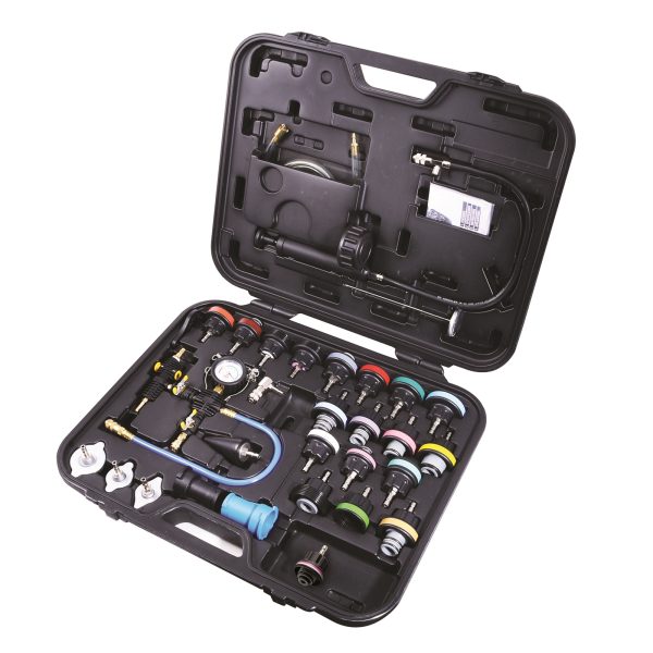 Toledo Cooling System Pressure Tester & Vacuum Purge Kit - Master 36 Pc