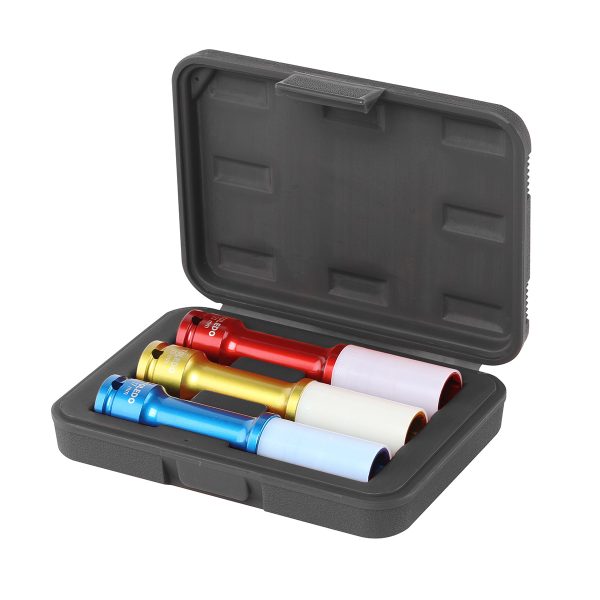 Toledo Wheel Nut Socket Set Long - Metric 3 Pc.
