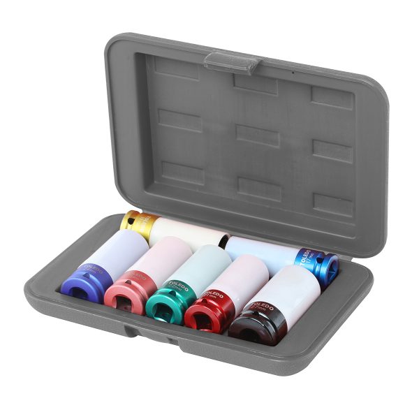 Toledo Wheel Nut Socket Set - Metric 7 Pc.