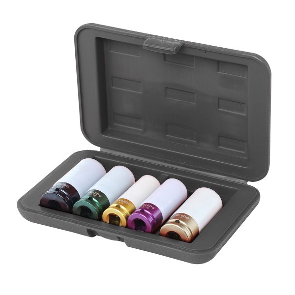 Toledo Wheel Nut Socket Set - SAE 5 Pc.