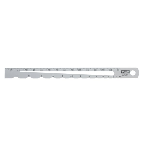 Toledo Radius Scale - 0.5-7mm