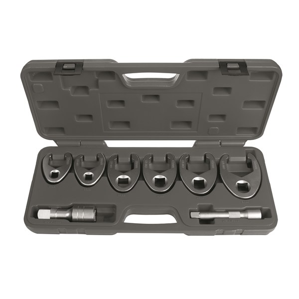 Toledo Crowfoot Wrench Set - Flared Jaw 8 Pc