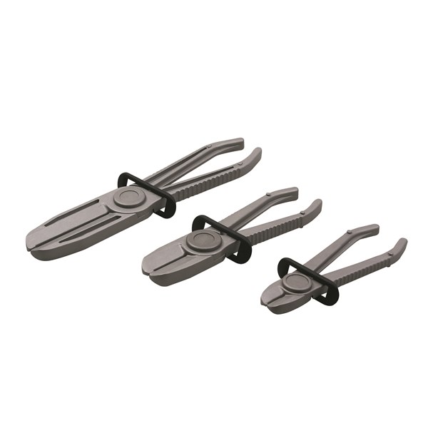 Toledo Brake/Fuel Line Clamp Set - Aluminium 3pc Set