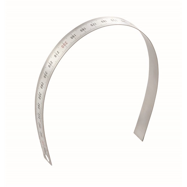 Toledo Stainless Steel Single Sided Flexible Rule Metric - 1000mm