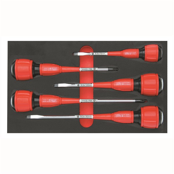 Toledo Strike-Thru Screwdriver Set 5 Pc