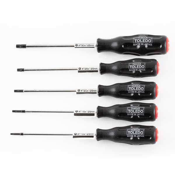 Toledo Tamperproof Torx Driver Set 5 Pc